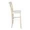 International Concepts Charlotte Bar Height Stool, 30" Seat Height, Unfinished S-313 - alternate 3